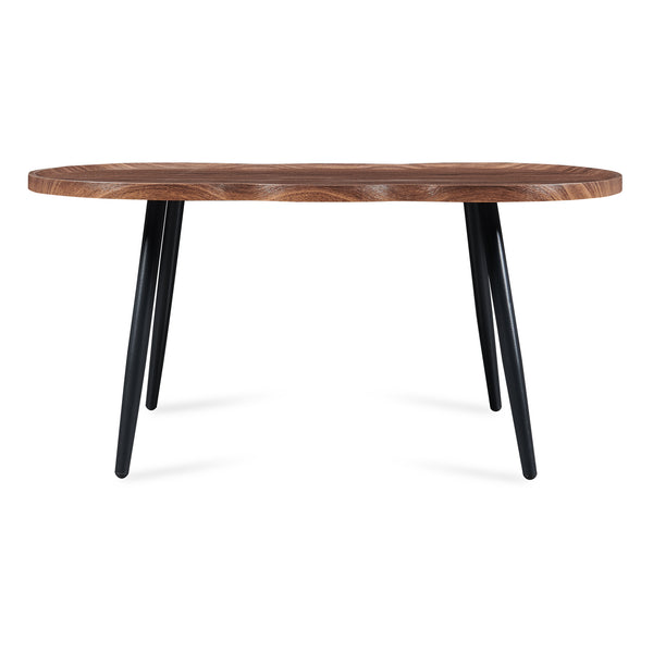 Sofabord Ken 100 x 60 x 47 cm valnødslook [en.casa]