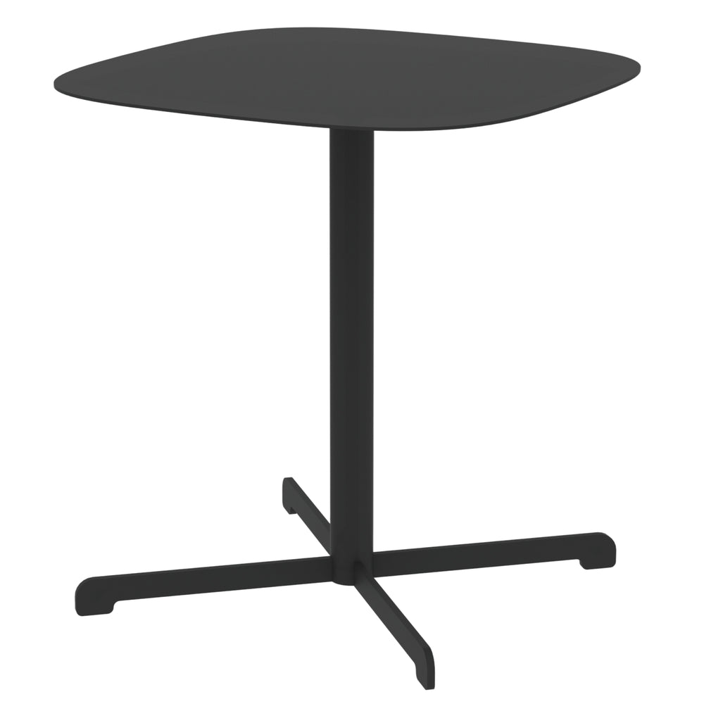Udendørs sidebord Foggia 43x40x40 cm stål antracitgrå [casa.pro]
