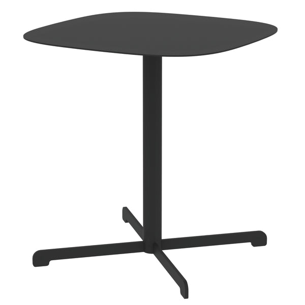 Udendørs sidebord Foggia 43x40x40 cm stål antracitgrå [casa.pro]