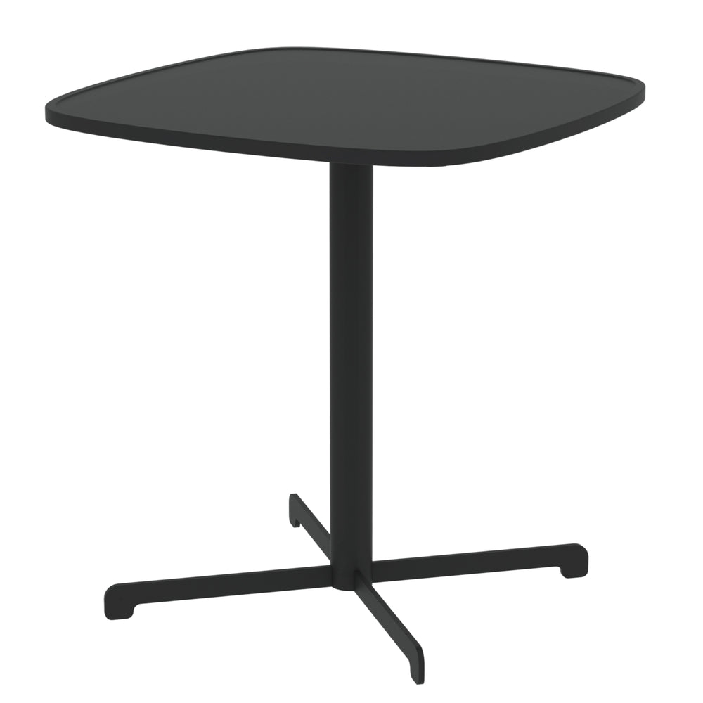 Udendørs bistrobord Foggia 75x70x70 cm stål antracitgrå [casa.pro]