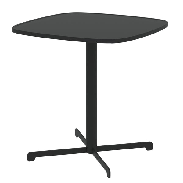 Udendørs bistrobord Foggia 75x70x70 cm stål antracitgrå [casa.pro]