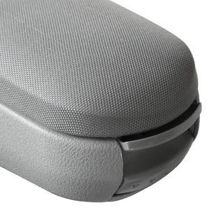 [pro.tec]® Armlæn til Volkswagen Golf IV / Bora (til 2004) / New Beetle (til 2004) - tekstil - grå