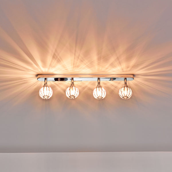 [lux.pro]® Loftlampe Futura - 4x G9 max. 30W - krom