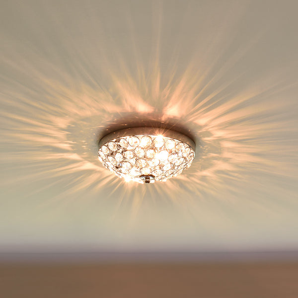 [lux.pro]® Loftlampe Softila - 2xG9 max. 28W - aluminium - kromfarvet