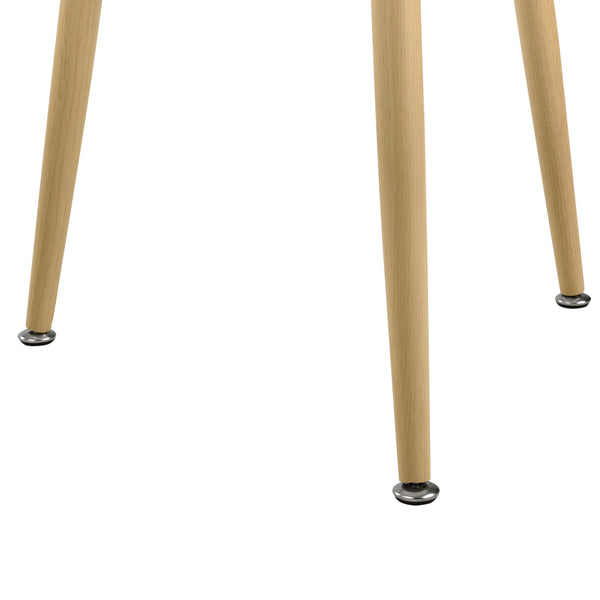  [en.casa]® Spisebord Camille - ø80x75cm - hvid