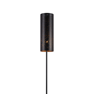 [lux.pro]® Gulvlampe - Perth - 1xE27 - max. 60W - metal - tekstil - sort