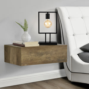 [lux.pro]® Bordlampe Innsbruck - 1 x E27 - max. 60W - metal / akryl - sort