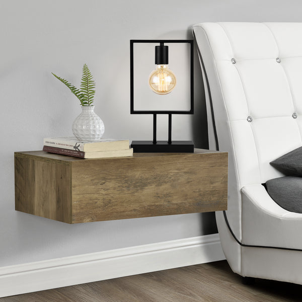[lux.pro]® Bordlampe Innsbruck - 1 x E27 - max. 60W - metal / akryl - sort