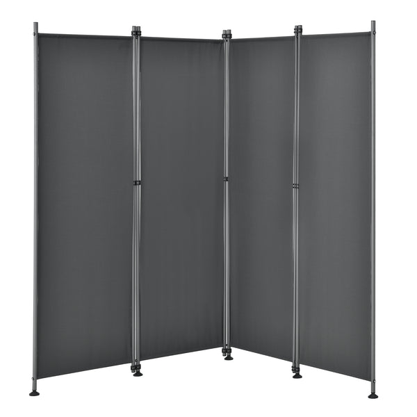 [pro.tec]® Indsynsbeskyttelse - 4 paneler - 215x170cm - pulverlakeret stål - vejrbestandig - i forskellige farver