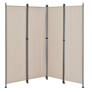 [pro.tec]® Indsynsbeskyttelse - 4 paneler - 215x170cm - pulverlakeret stål - vejrbestandig - i forskellige farver