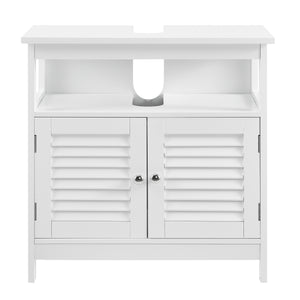  [en.casa]® Underskab til håndvask - 60x60x30cm - hvid