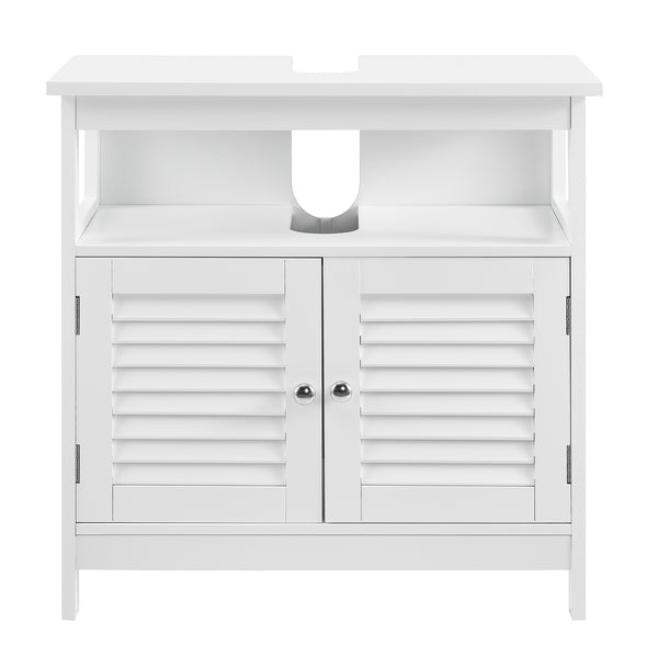  [en.casa]® Underskab til håndvask - 60x60x30cm - hvid