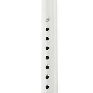 [en.casa]® Teleskopisk tøjstativ - justerbar - 110-305x30cm - hvid