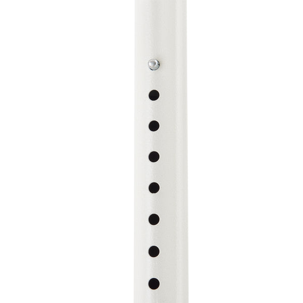 [en.casa]® Teleskopisk tøjstativ - justerbar - 110-305x30cm - hvid