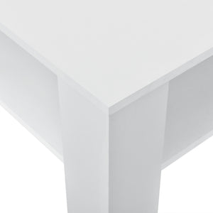 [en.casa]® Sofabord Nice - 60x60x40cm - MDF - hvid