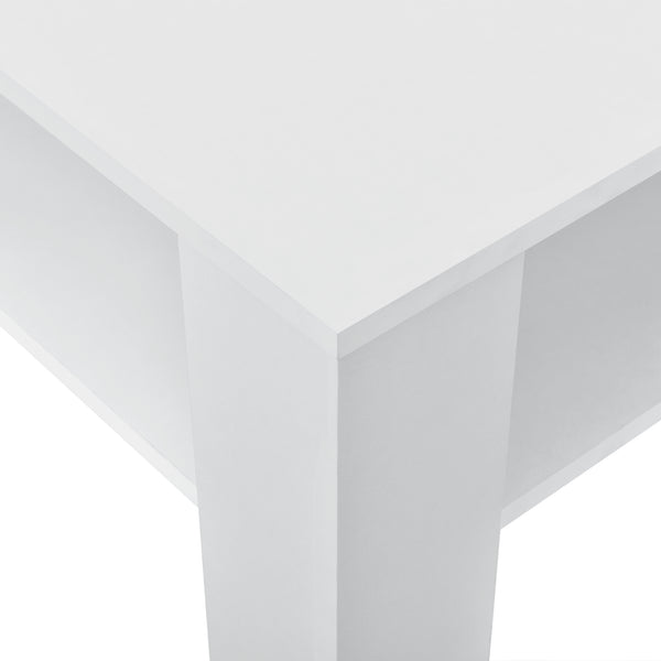 [en.casa]® Sofabord Nice - 60x60x40cm - MDF - hvid