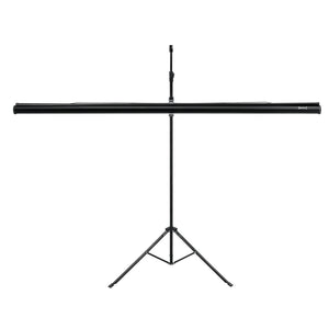 [in.tec] Projektorlærred-Projektorskærm med stativ - 213x216x65cm - 113 inch / 287 cm - HD / 3D - PVC belægning - Gain: 1,1 - Tripod