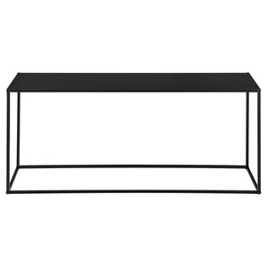 [en.casa]® Sidebord - aflastningsbord - metal - ridsefast - sort - vælg model