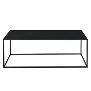 [en.casa]® Sidebord - aflastningsbord - metal - ridsefast - sort - vælg model