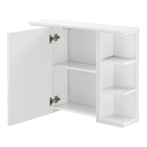 Badeværelsesskab Harstad 64x80x20 cm Hvid [en.casa].