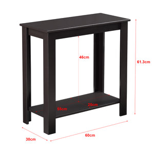 Chur sidebord 60 x 30 x 61,3 cm brun en.casa