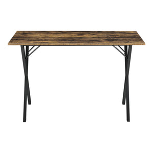 Spisebord Arboga 120x60x75cm til 4 personer Mørkt træ en.casa