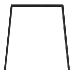 Kraftisried bordstel sæt af 2 55/70x72cm stål sort [en.casa].