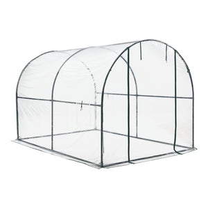 Drivhustunnel Grünwald 200x300x190cm PVC Transparent [en.casa]
