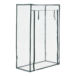 Tomatdrivhus Terzigno 100x50x150cm Transparent [en.casa].