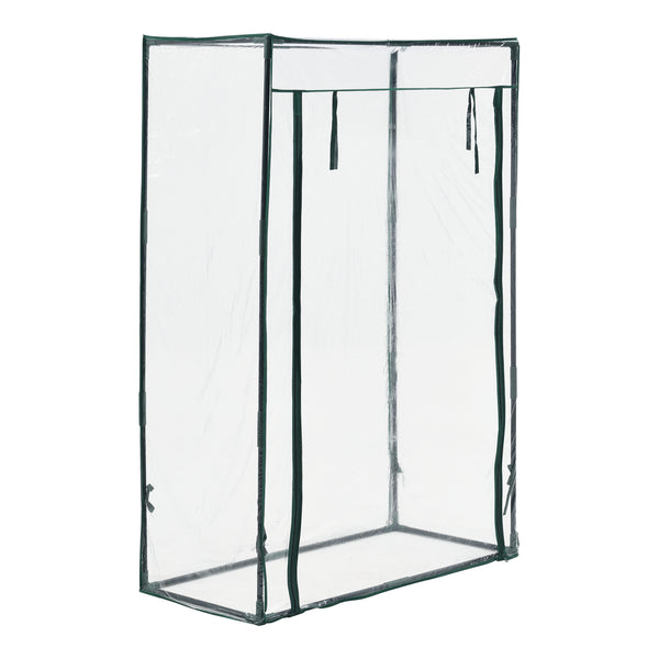 Tomatdrivhus Terzigno 100x50x150cm Transparent [en.casa].