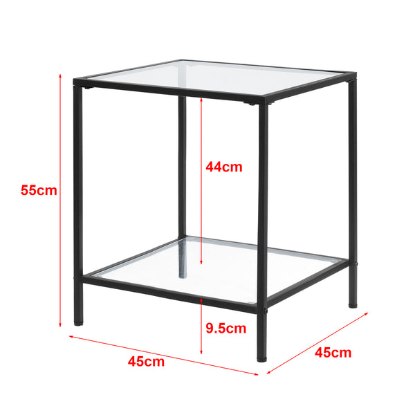 Sidebord Norrtälje - 55x45x45cm en.casa