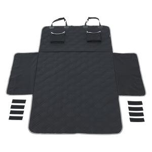 Bagagerumsdækken Wolverhampton 185 x 171 cm bagagerumsbeskytter sort [en.casa].