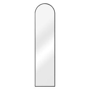 Stående spejl Bugnara 160x40cm vipbart sort [en.casa].