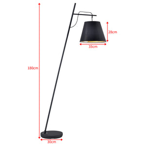 Gulvlampe Nottingham sort [lux.pro].