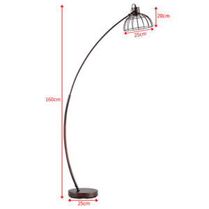 Portsmouth gulvlampe rustbrun [lux.pro].