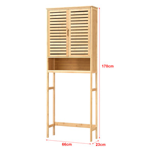 Geta toiletskab 170 x 66 x 23 cm bambus [en.casa].