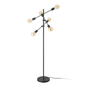 Craigavon gulvlampe 154cm x 28cm sort [lux.pro].