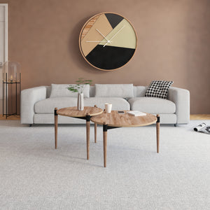 Sofabord Kristinestad med 2 bordplader natur [en.casa].