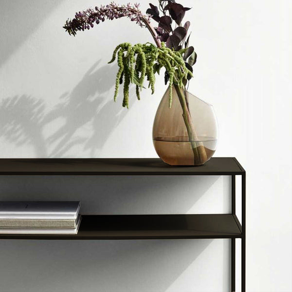 Konsolbord Kuhmo 85 x 80 x 30 cm sort [en.casa].