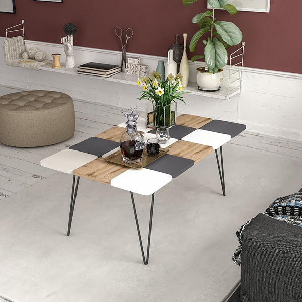 Sofabord Give 44x110x66 cm Flerfarvet [en.casa].