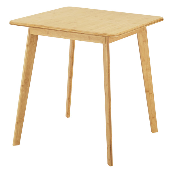 Närpes spisebord til 2 personer bambus 75x70x70 cm [en.casa].