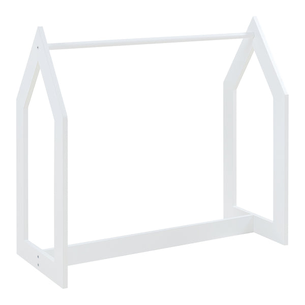 Knagerække Værløse 78x75x35cm Hvid [en.casa]
