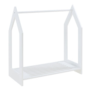 Knagerække Langeskov 78x75x35cm Hvid [en.casa]