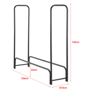 Brændereol Kwethluk stål 124x124x34,5cm sort [casa.pro].