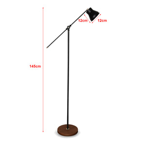 Gulvlampe Peterborough Sort [lux.pro]