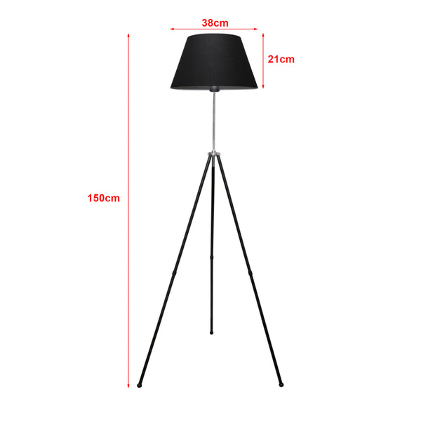 Livingston gulvlampe sort [lux.pro].