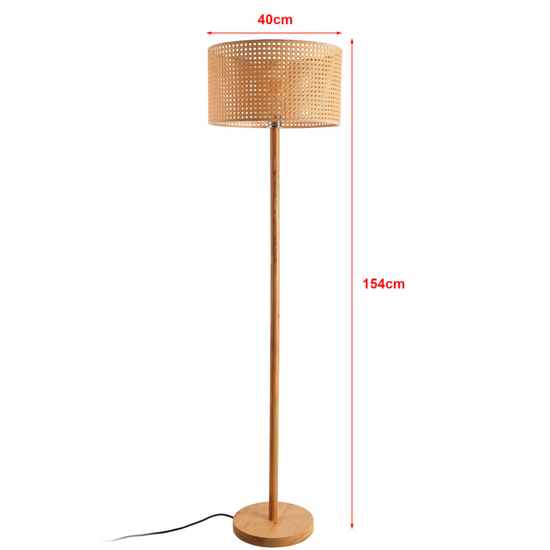 Målskitse Rochdale gulvlampe E27 gulbrun [lux.pro].