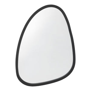 Vægspejl Grottole sort, mat 62x50cm [en.casa].
