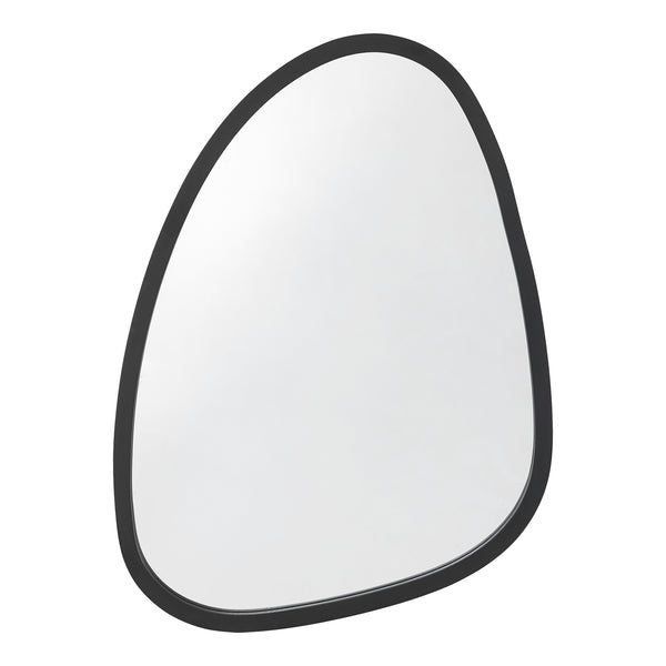 Vægspejl Grottole sort, mat 62x50cm [en.casa].