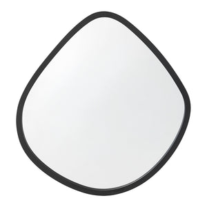 Vægspejl Galatone sort, mat 64x60cm [en.casa].